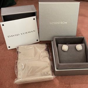 David yurman Albion earrings with diamonds